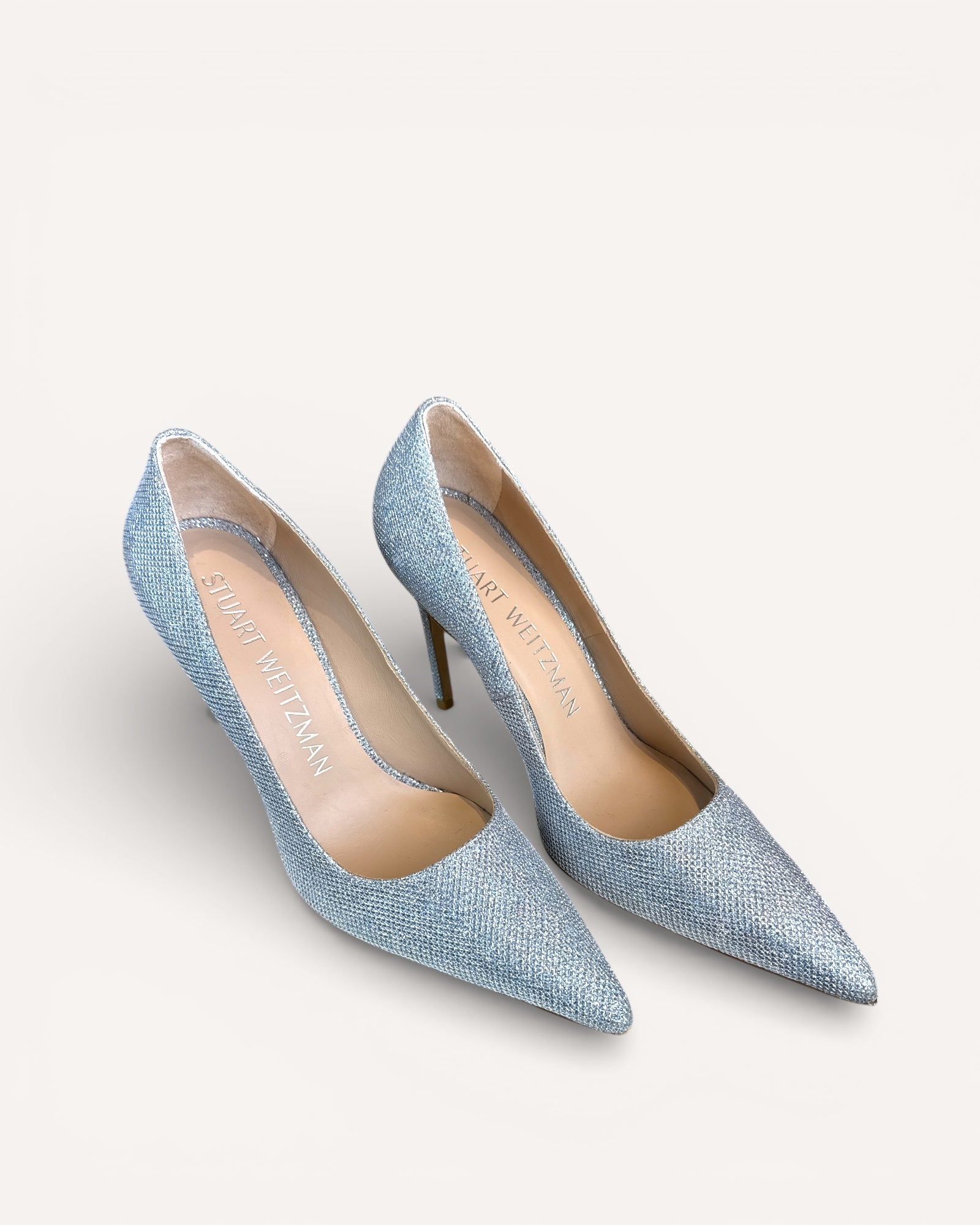 Stuart Weitzman glitter pumps, size 9