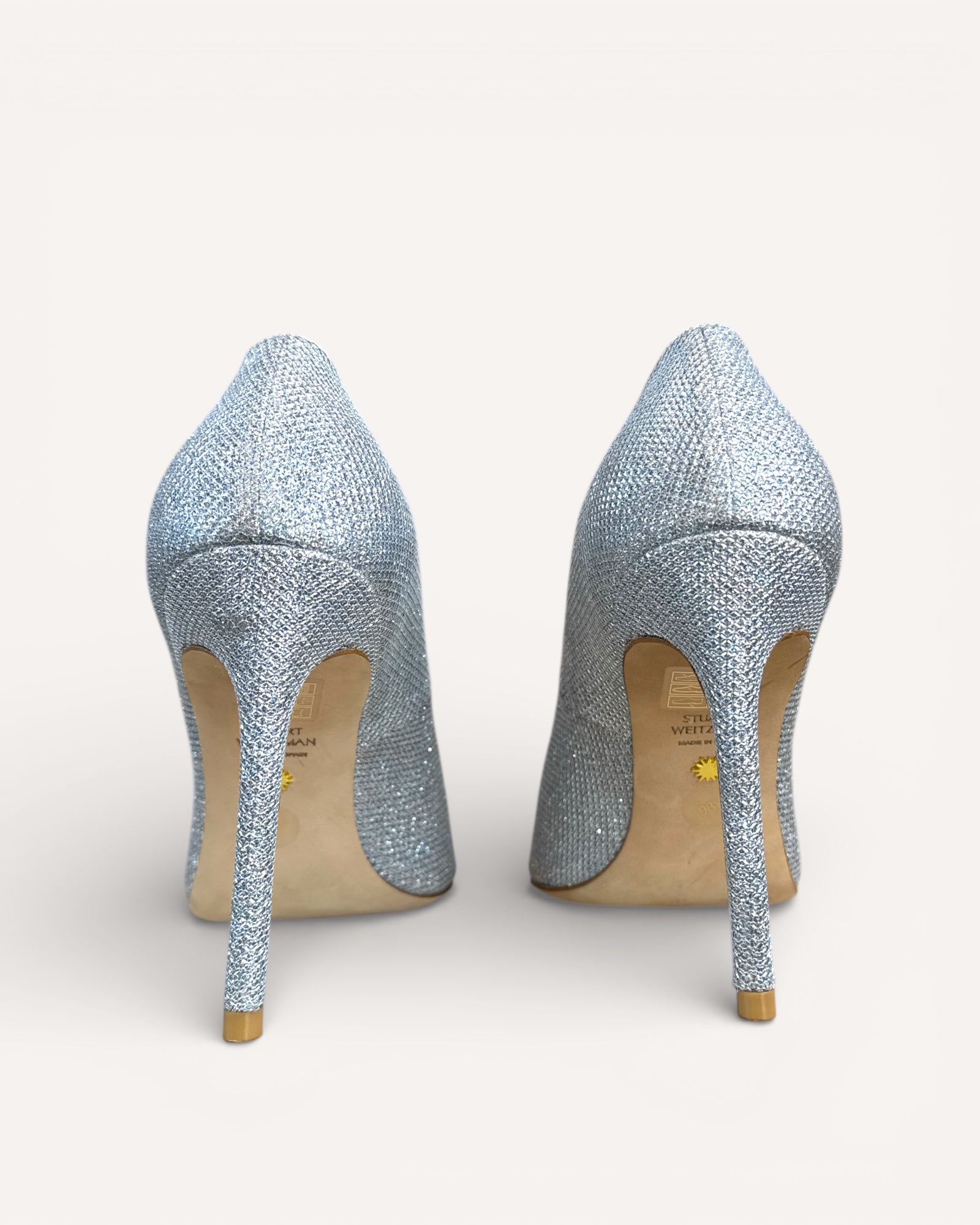 Stuart Weitzman glitter pumps, size 9
