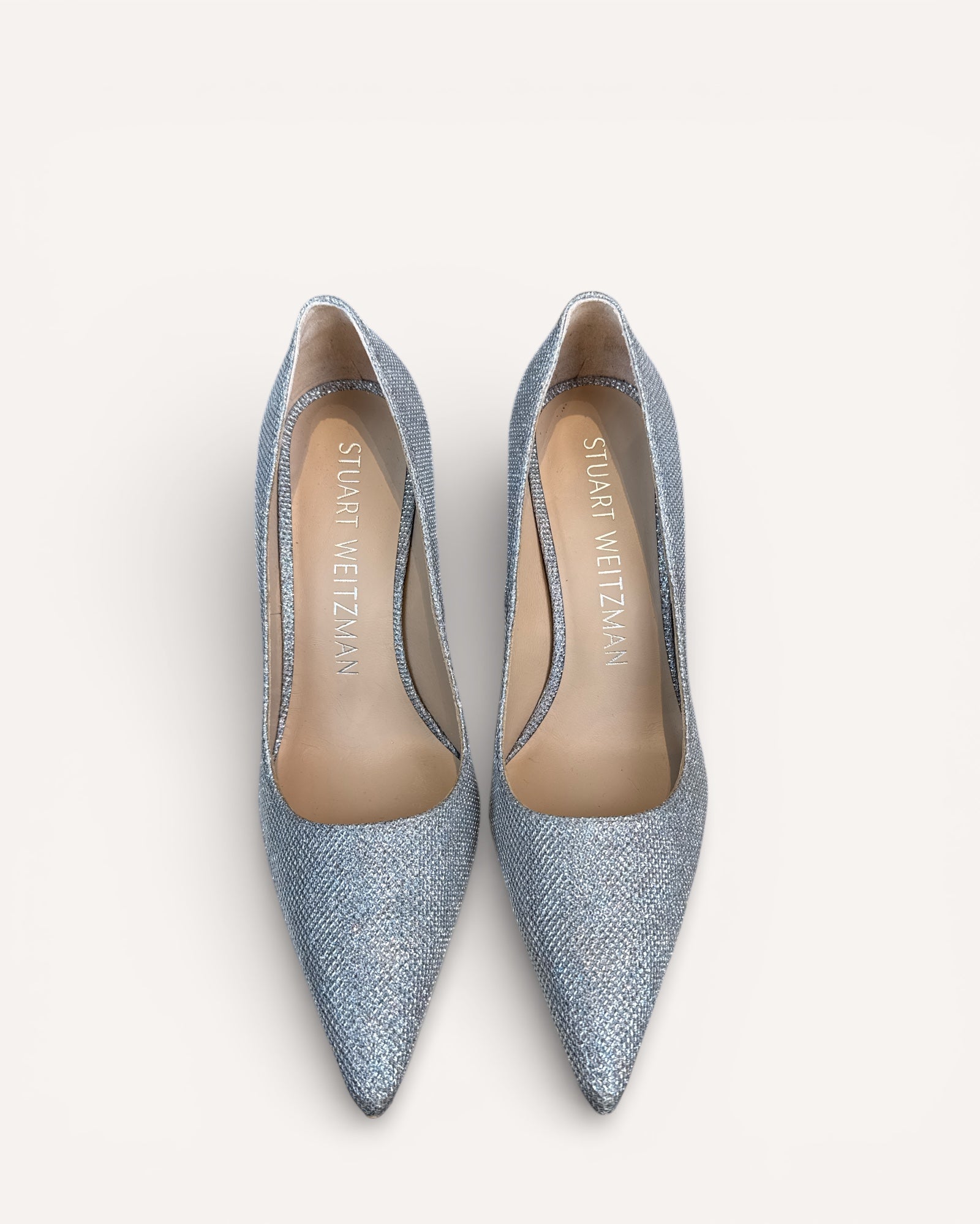 Stuart Weitzman glitter pumps, size 9