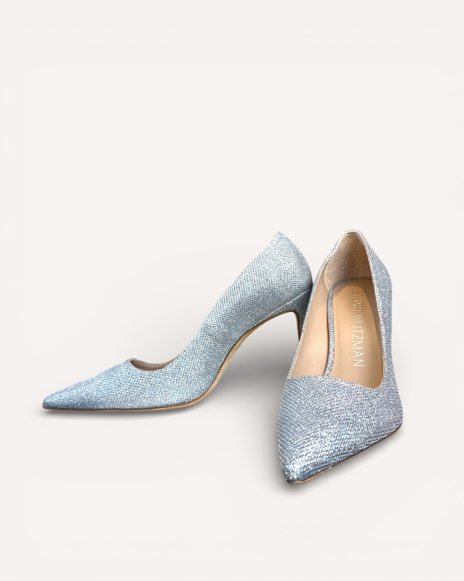 Stuart Weitzman glitter pumps, size 9