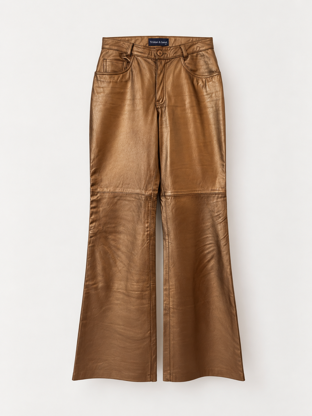 Pantalon cuir bronze, Tristan & Iseut