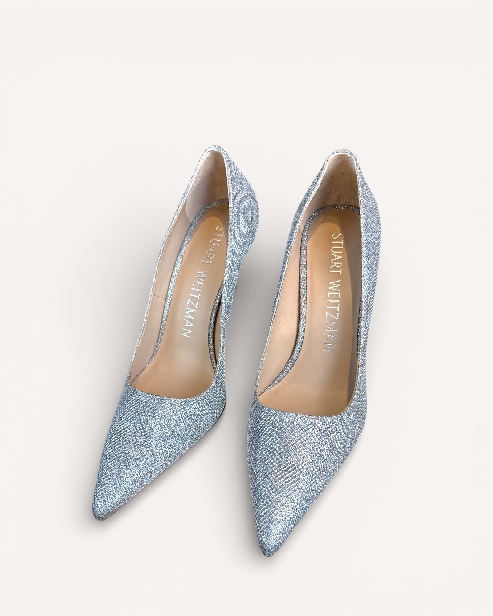 Stuart Weitzman glitter pumps, size 9