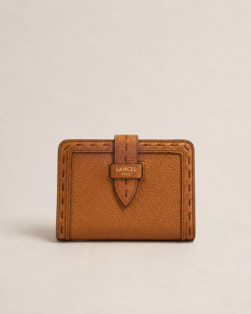 Porte-passeport Marron Lancel