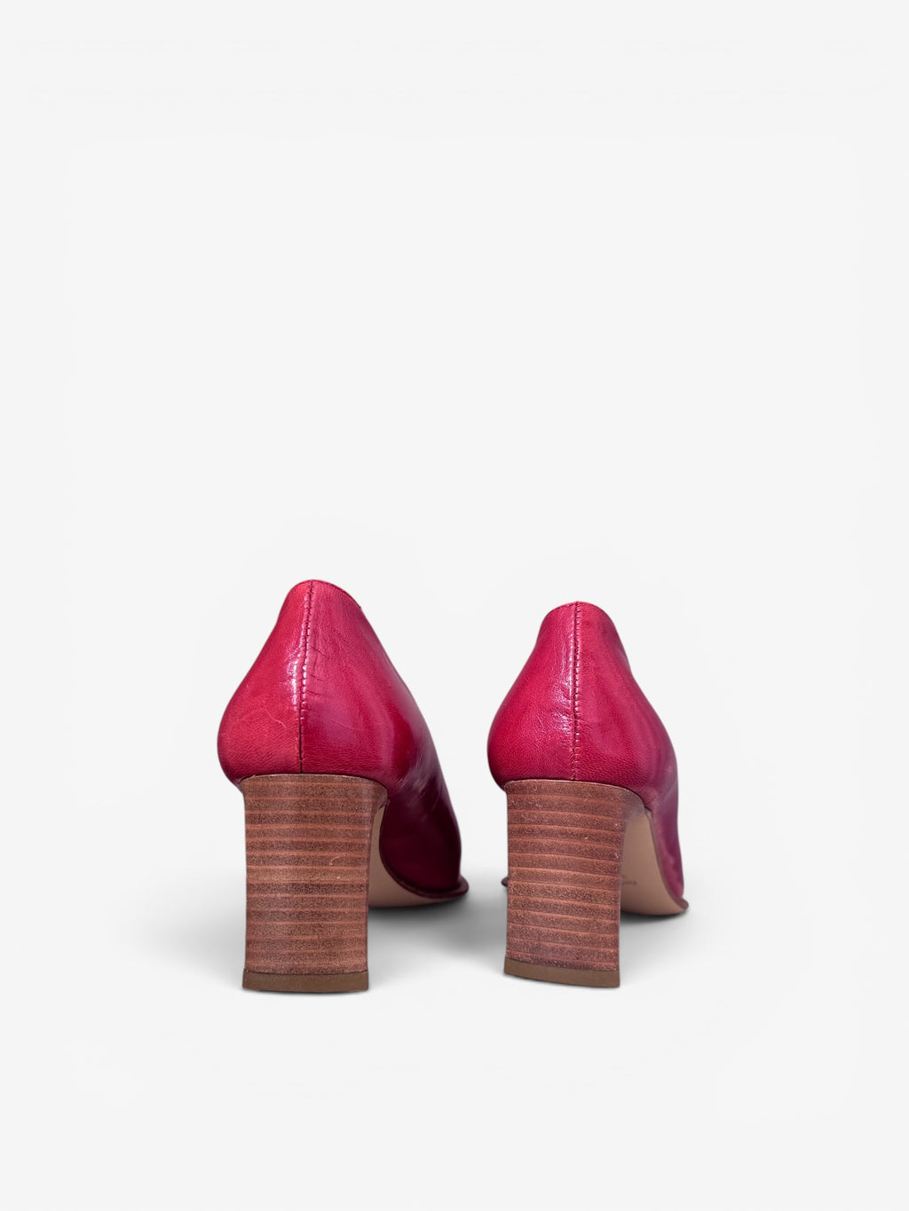 Red block heels Studio Uno, 36