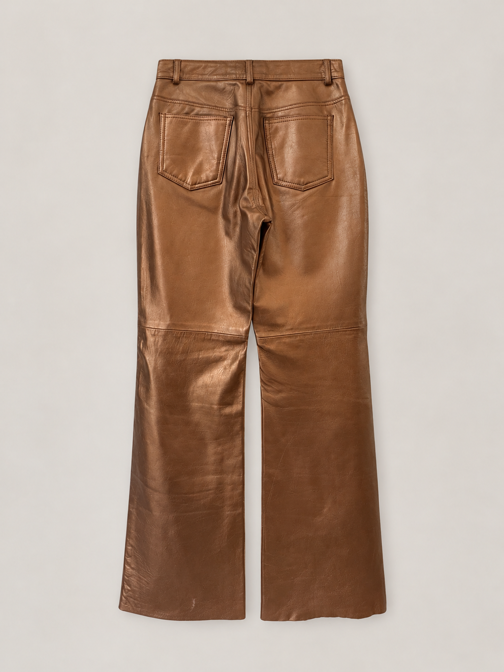 Pantalon cuir bronze, Tristan & Iseut