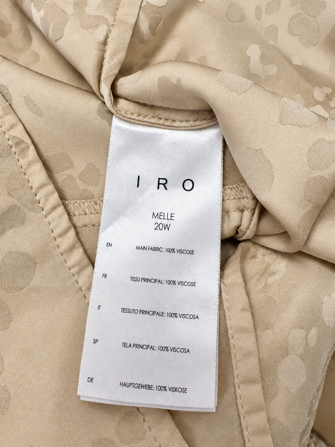 Blouse satinée léopard, IRO