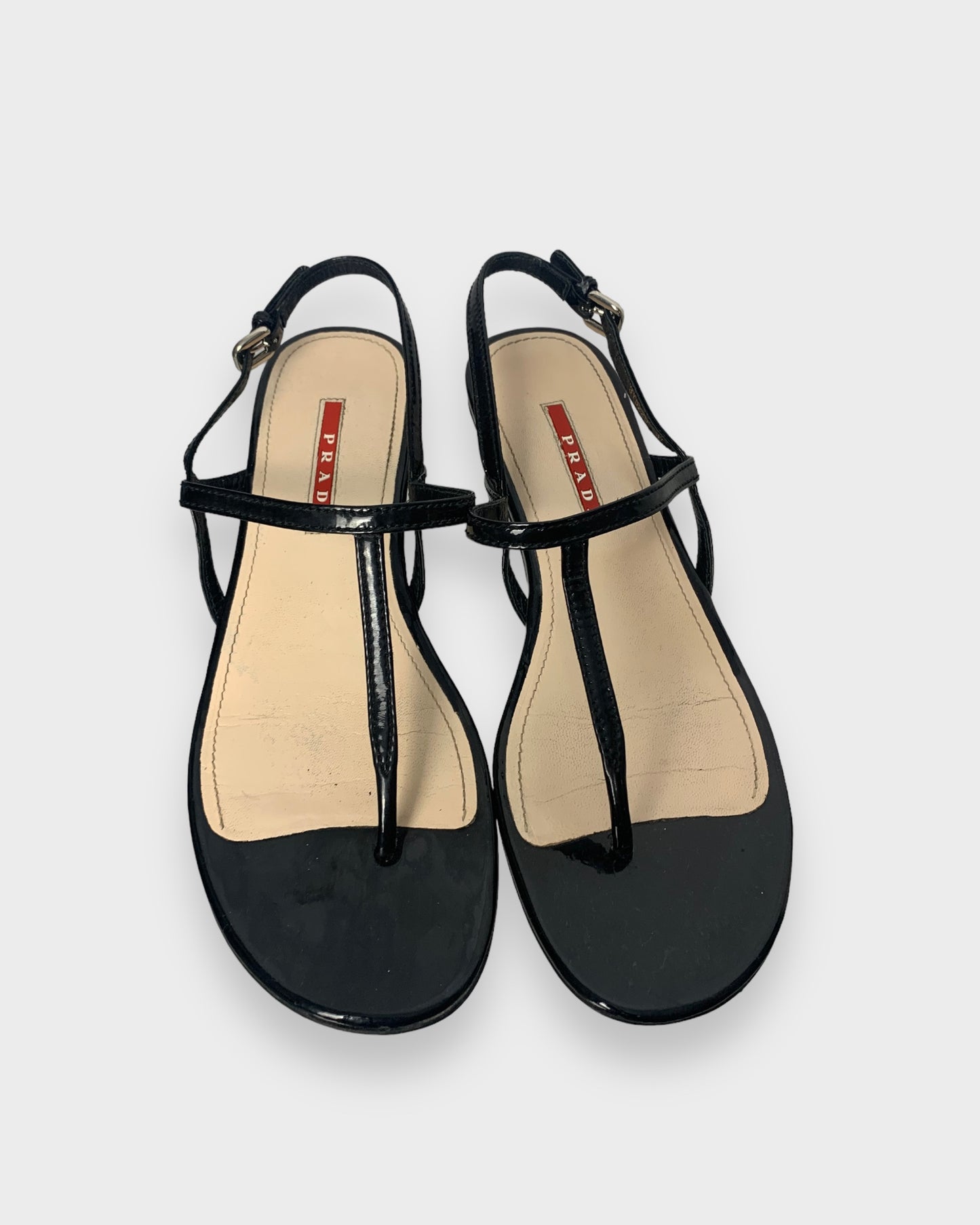 Sandales noires Prada