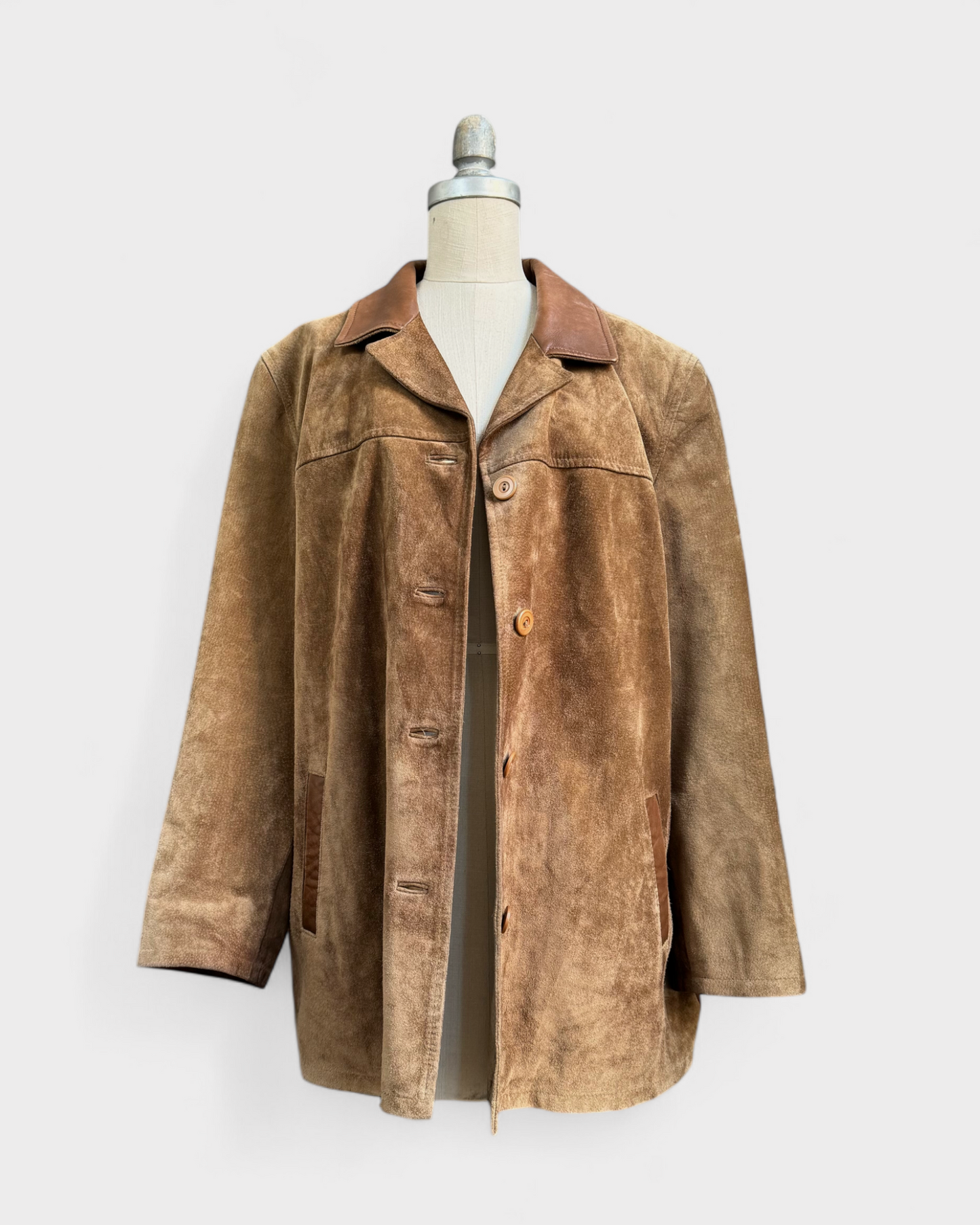 Veste de suède Marron A&S selections , XL