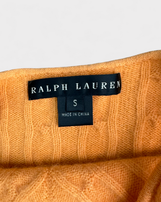 Cami 100% cashmere Orange Ralph Lauren , S