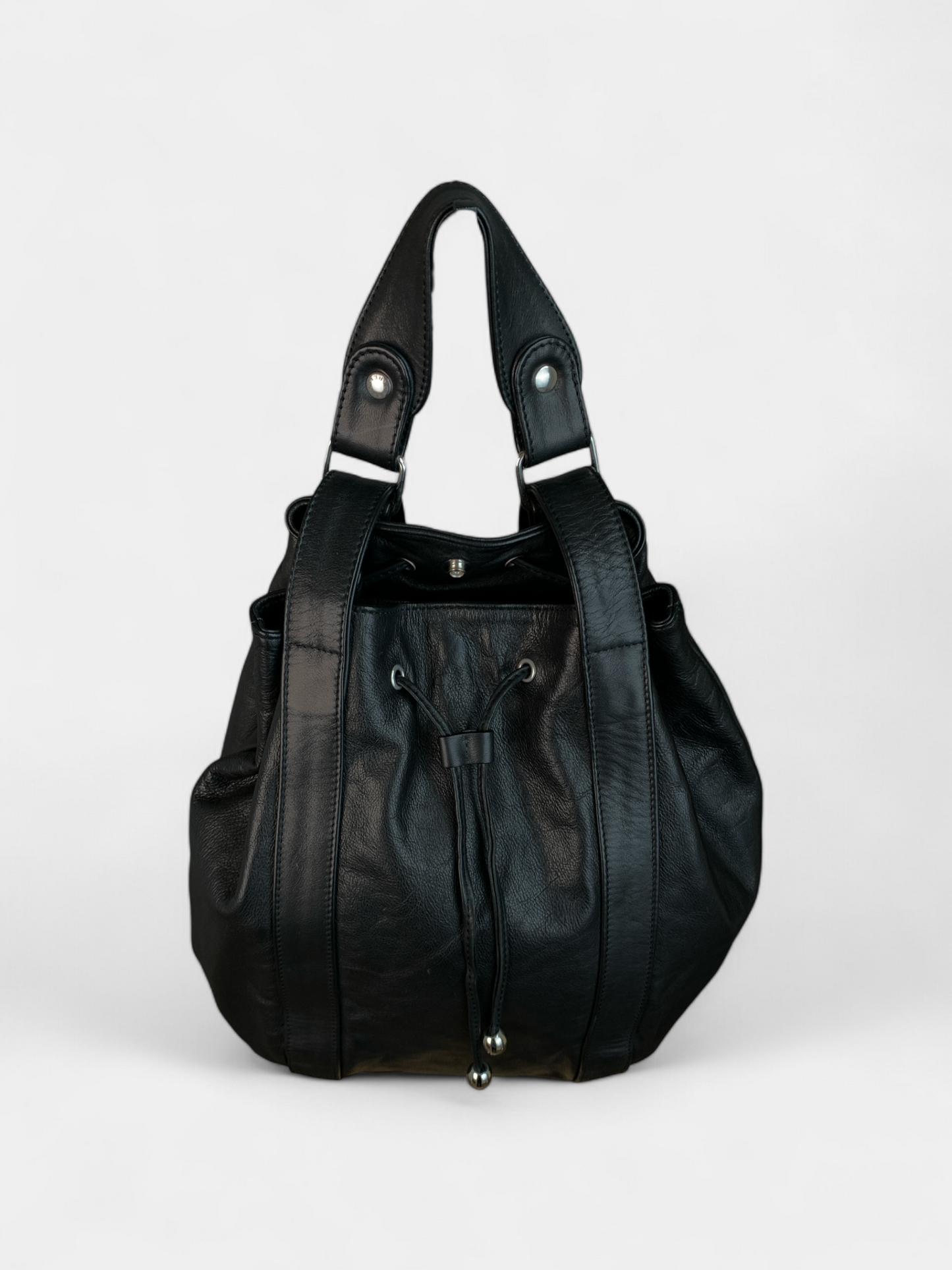 Sac à dos en cuir noir, Gerard Darel