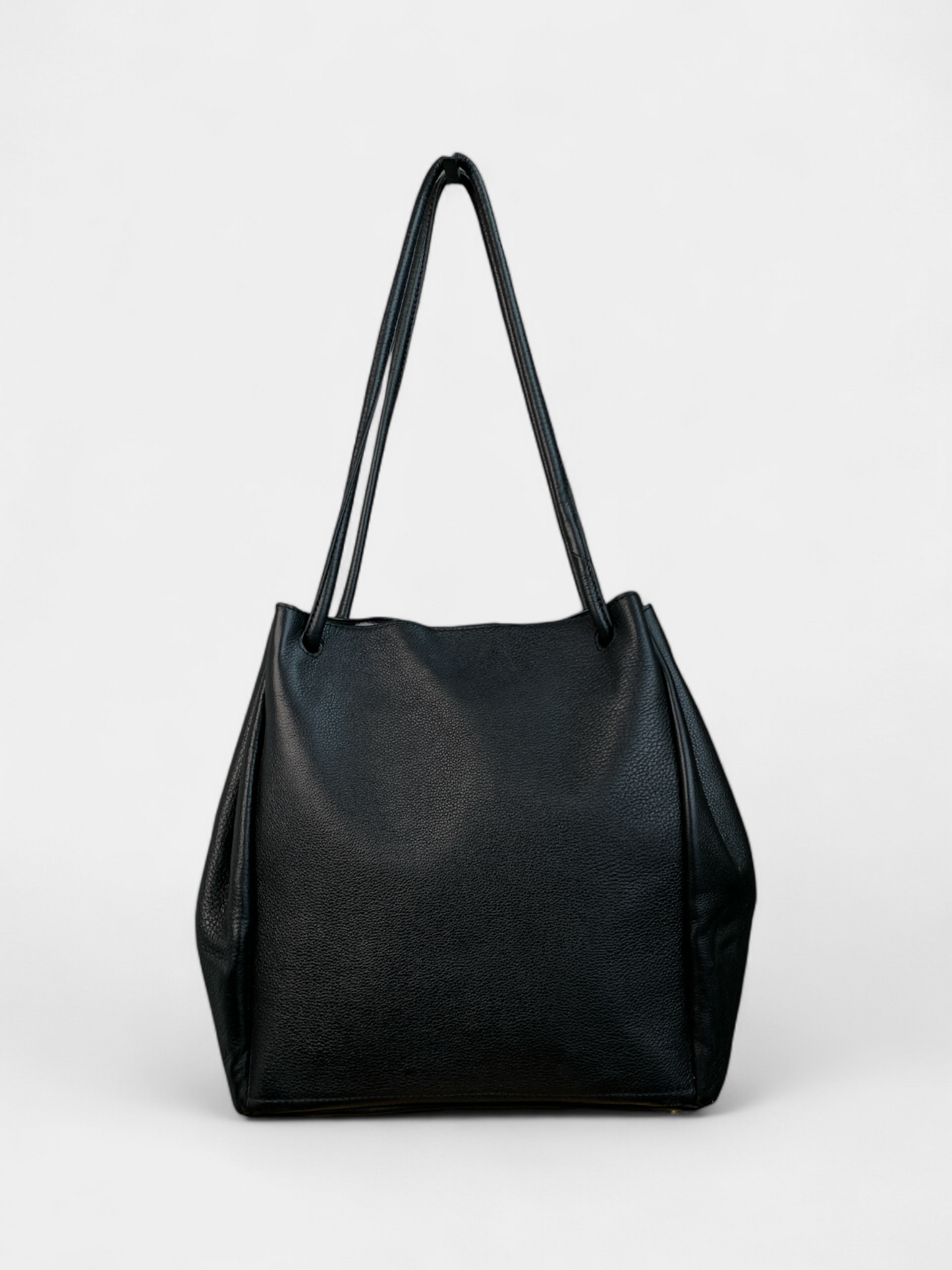 Sac à main en cuir, Noir Dkny