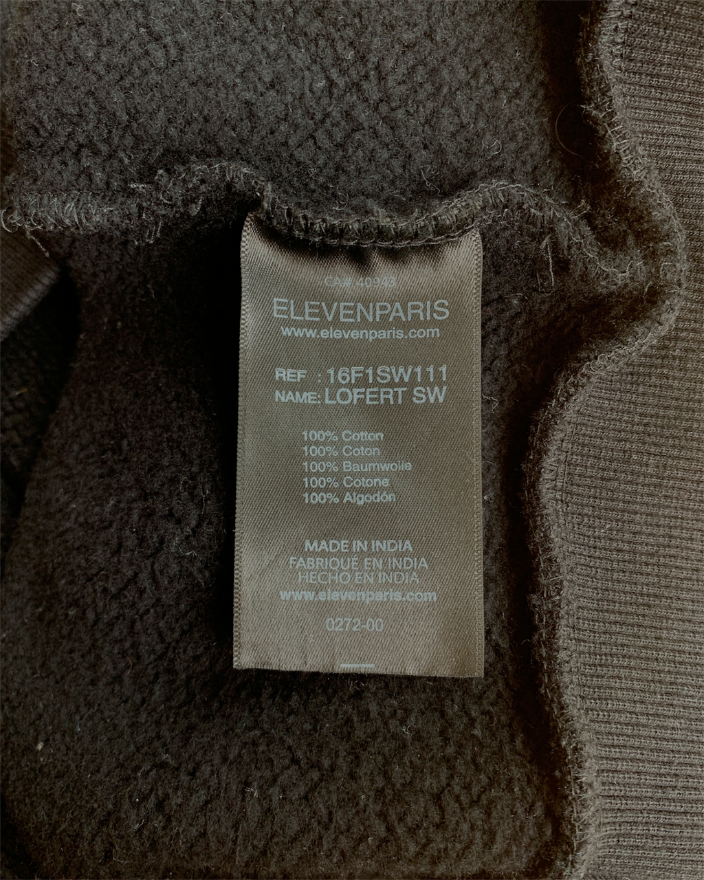 Crewneck Eleven Paris, M
