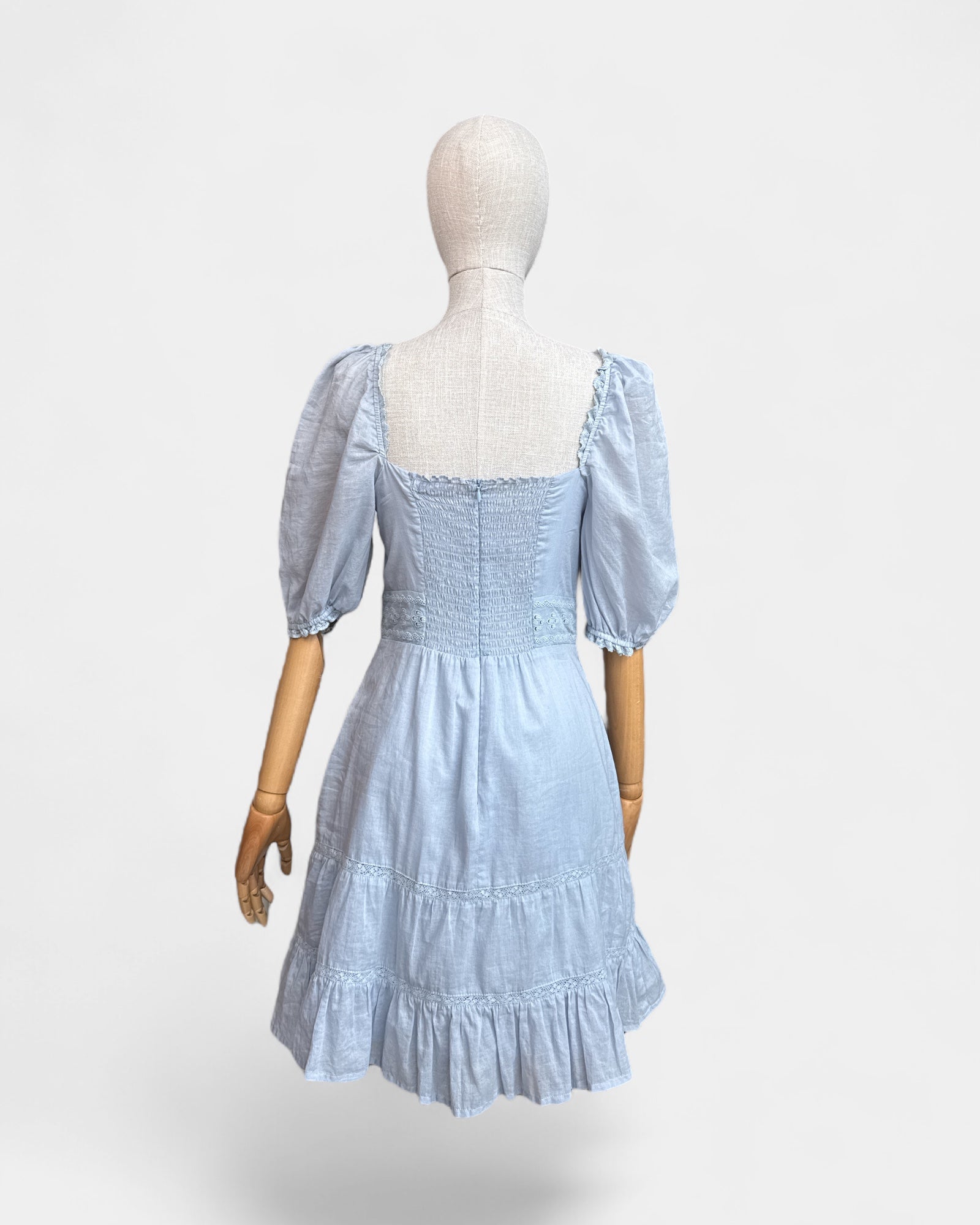 Robe en coton manches bouffantes Reformation , 6