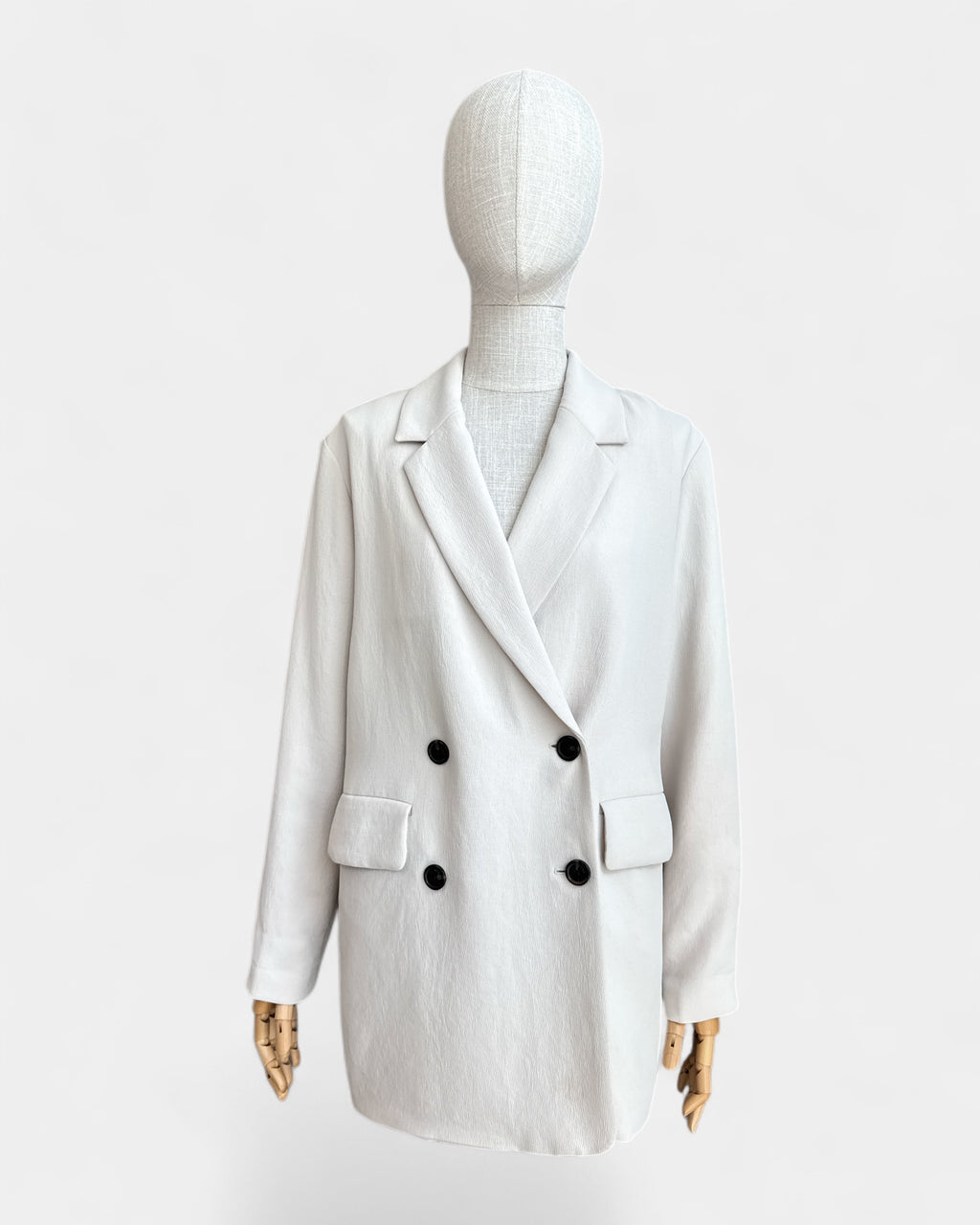 Veston double boutonnière Craie Wilfred , 1