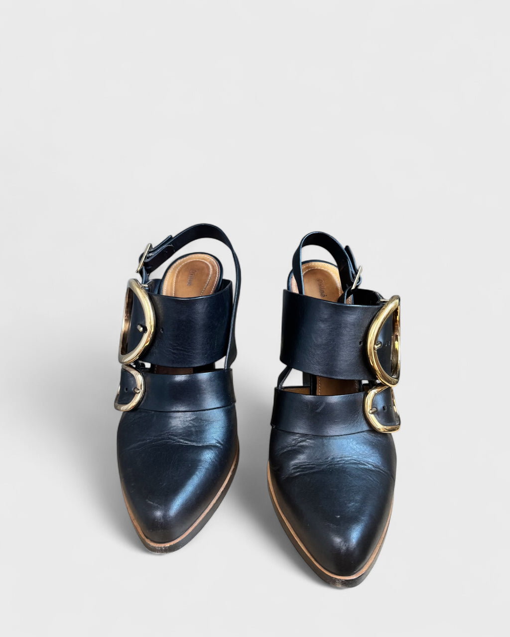 Talons boucles Noir Chloé , 40