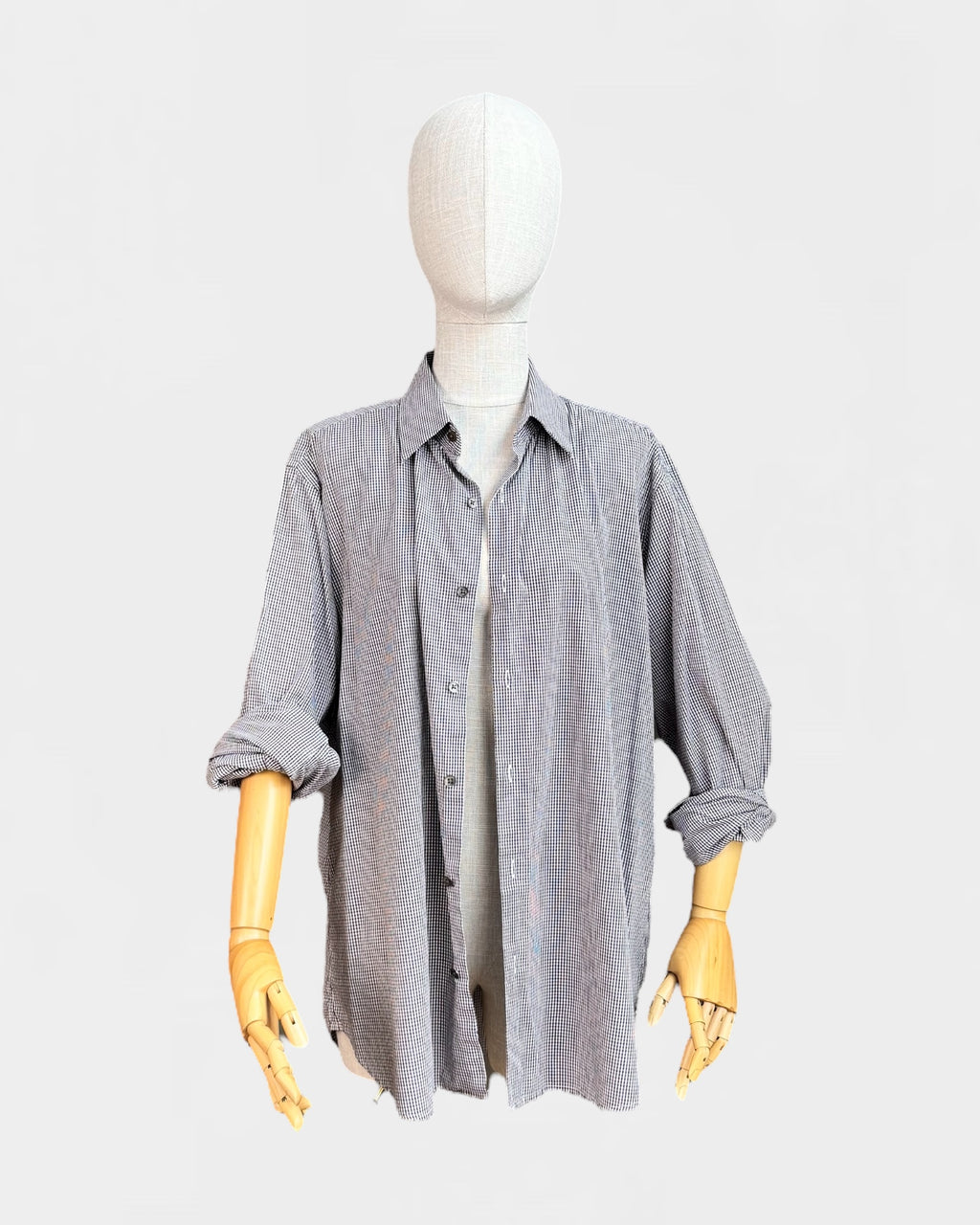 Chemise carreaux Blanc/marron/gris Theory , XL