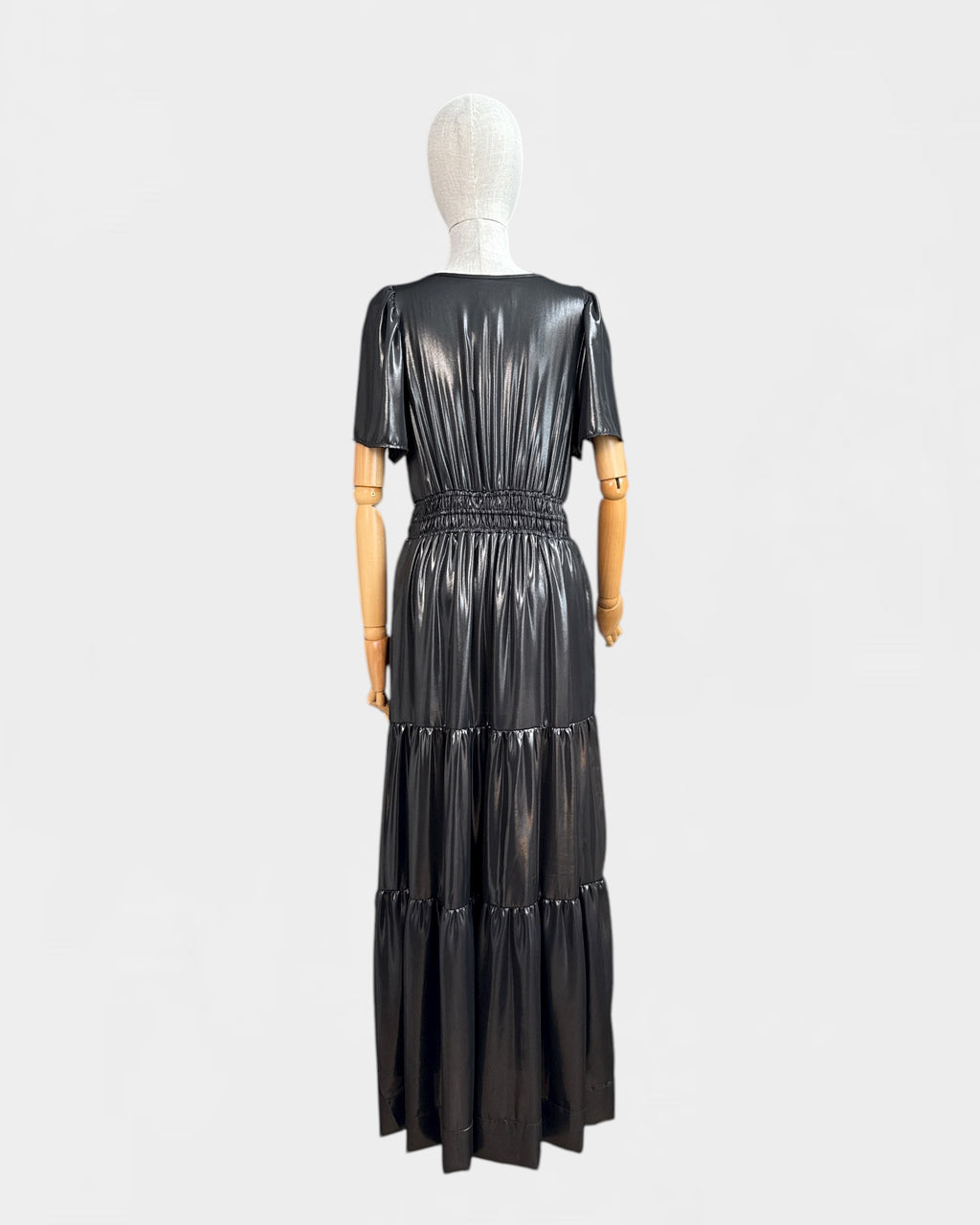 Robe lamée anthracite Anthropologie, taille M