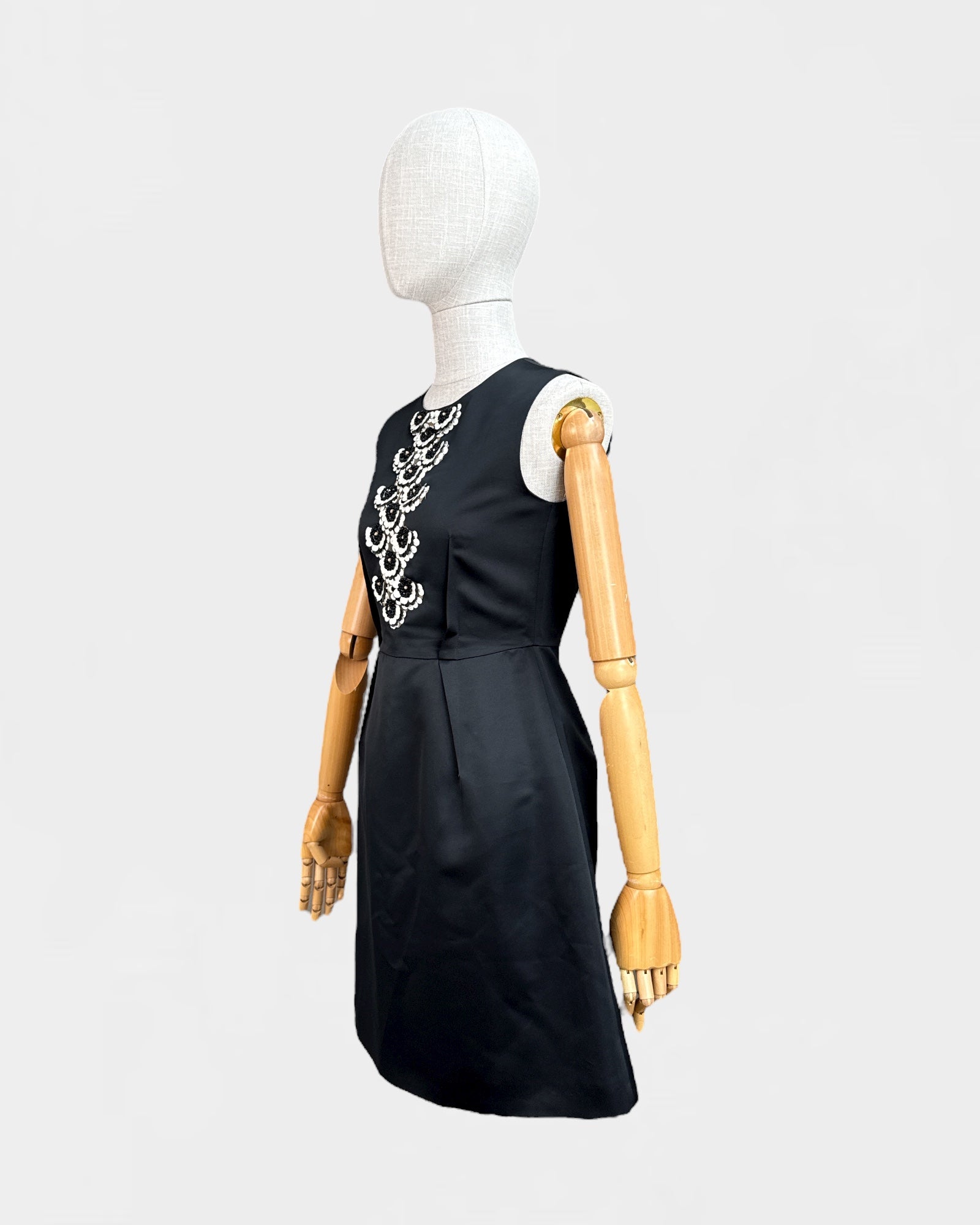 Robe satin noir MaxMara , S