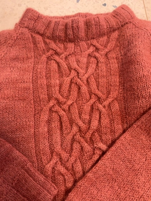 Pull tricot Rose  , M