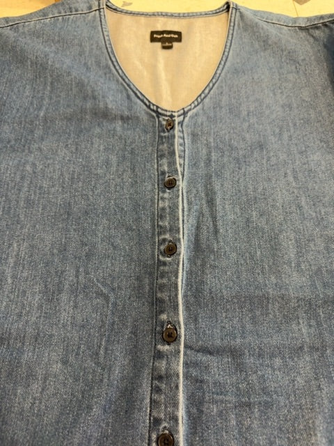 Robe jeans Bleue Frank and Oak , S